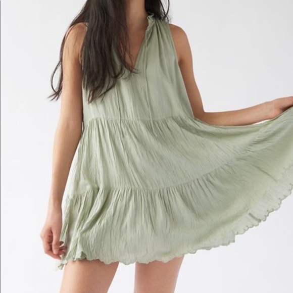 Aritzia Wilfred Daiquiri Dress - Silver Sage - Size Medium - Picture 2 of 5